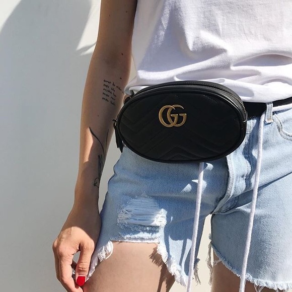 Gucci GG marmont matelasse leather belt bag - Picture 1 of 8